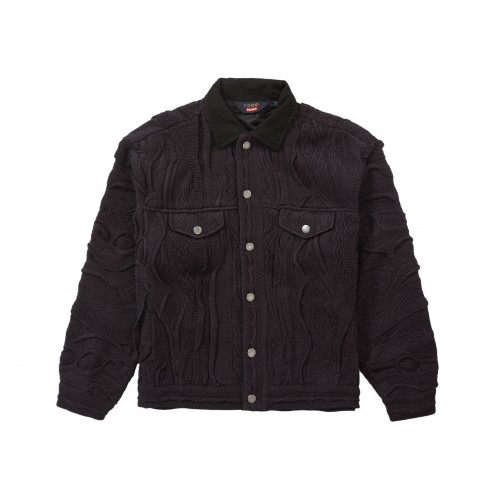 Оригинальный шмот Supreme Coogi Trucker Jacket Black - 70см