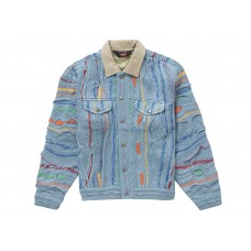 Supreme Coogi Trucker Jacket Blue