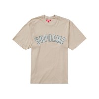 Supreme Cracked Arc S/S Top Light Brown