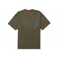 Supreme Cracked Arc S/S Top Olive