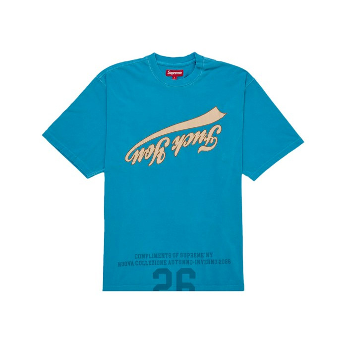 Футболка Supreme Cracked Flipped S/S Top Blue Футболка Supreme Cracked Flipped S/S Top Blue