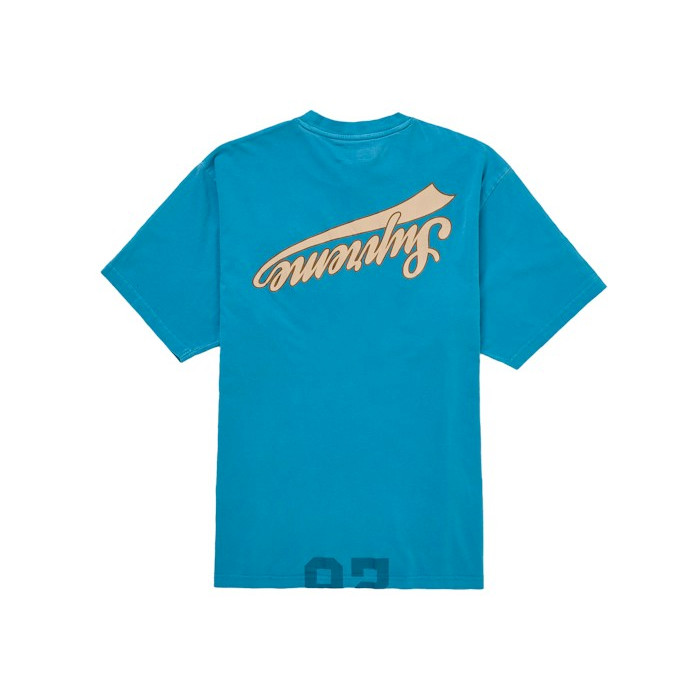 Футболка Supreme Cracked Flipped S/S Top Blue Футболка Supreme Cracked Flipped S/S Top Blue