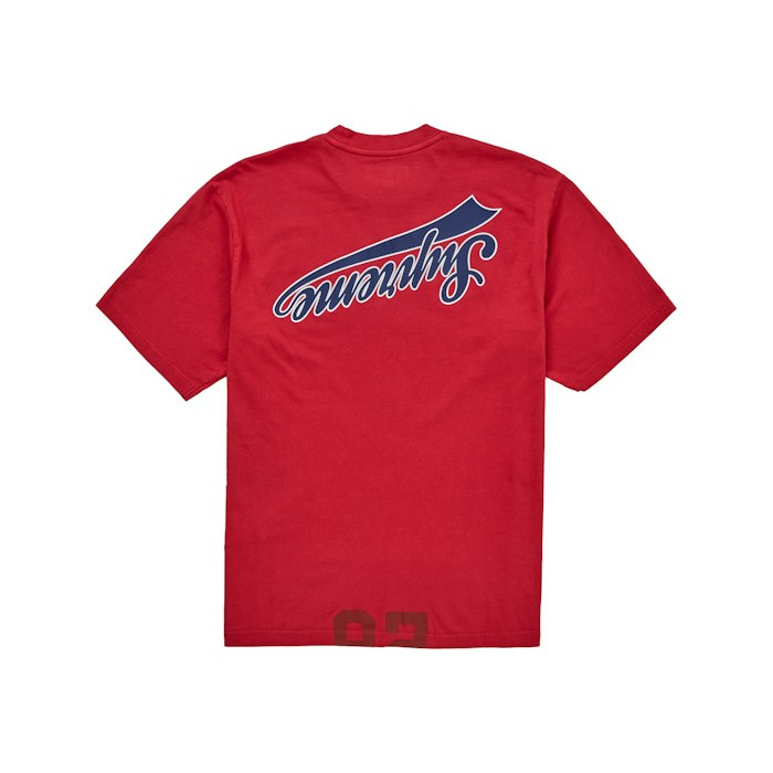 Футболка Supreme Cracked Flipped S/S Top Red Футболка Supreme Cracked Flipped S/S Top Red