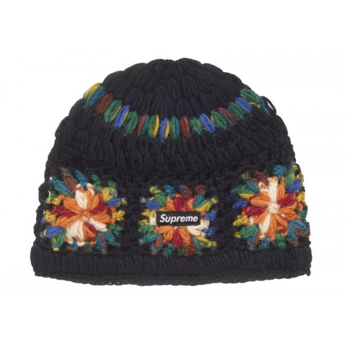 Supreme Crochet Beanie (SS25) Black
