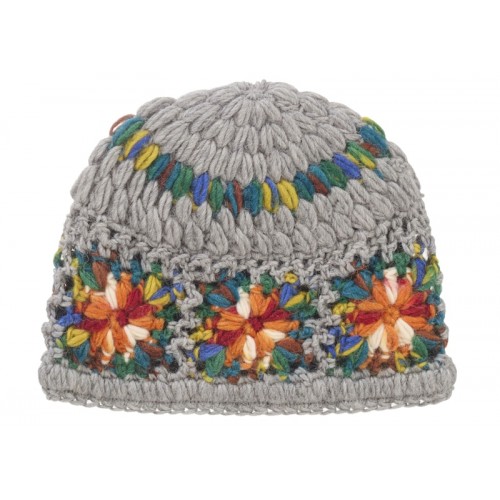 Supreme Crochet Beanie (SS25) Heather Grey