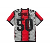Supreme Crochet Football Jersey Black