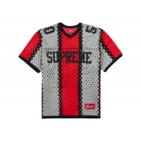 Supreme Crochet Football Jersey Black