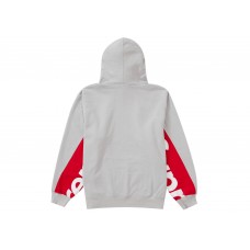 Supreme Cropped Panels Hooded Sweatshirt Grey