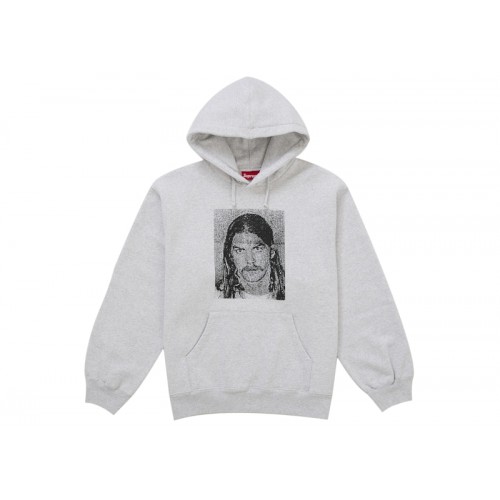 Supreme Dash Snow Hooded Sweatshirt Ash Grey