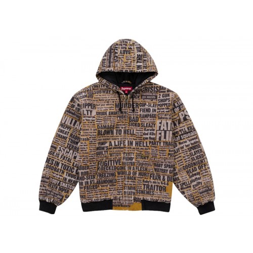 Supreme Dash Snow Hooded Work Jacket Multicolor