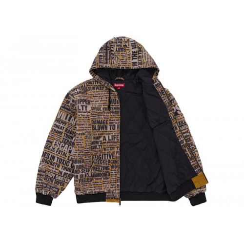 Supreme Dash Snow Hooded Work Jacket Multicolor