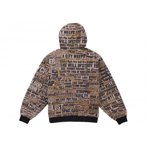 Supreme Dash Snow Hooded Work Jacket Multicolor