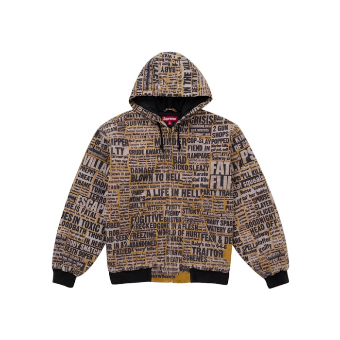 Supreme Dash Snow Hooded Work Jacket Multicolor