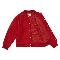 Supreme Delta Logo Varsity Jacket Red