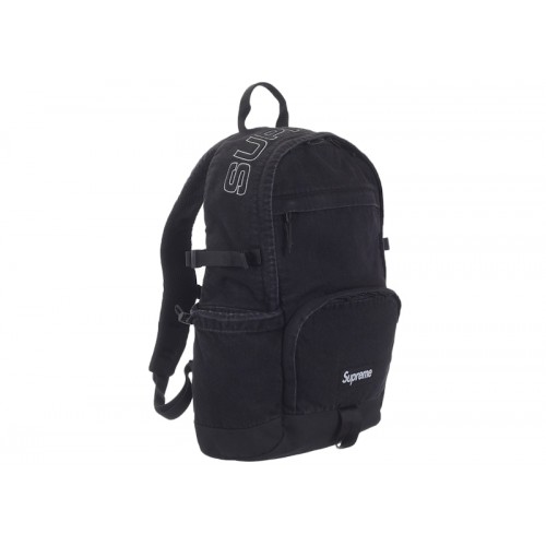 Supreme Denim Backpack Black