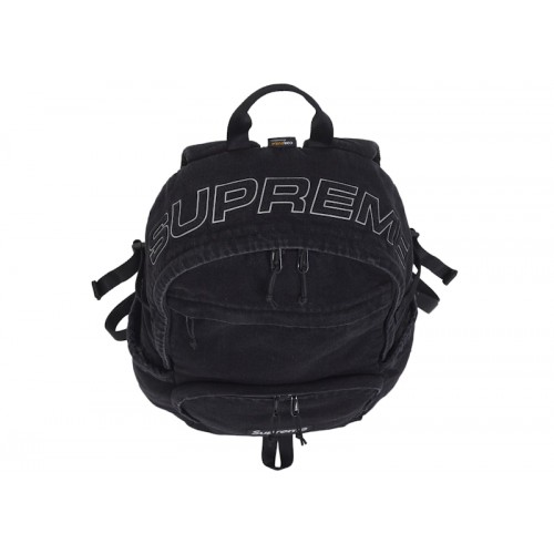 Supreme Denim Backpack Black