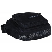 Supreme Denim Shoulder Bag Black