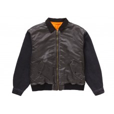 Supreme Denim Sleeve MA-1 Black