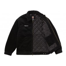 Supreme Dickies Corduroy Work Jacket Black