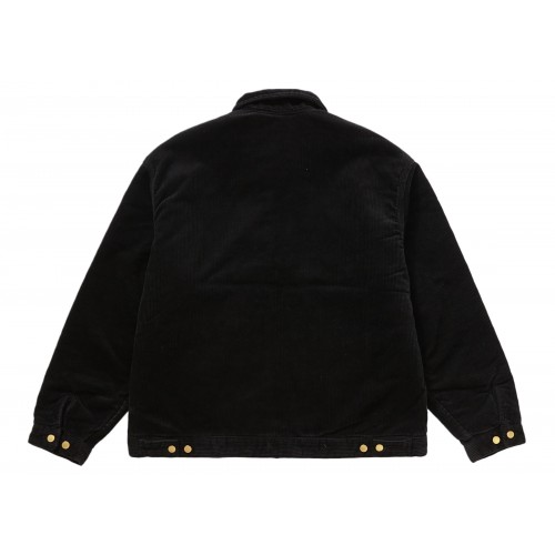 Оригинальный шмот Supreme Dickies Corduroy Work Jacket Black - 70см