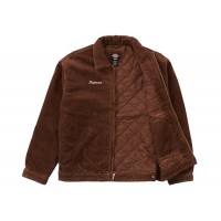 Supreme Dickies Corduroy Work Jacket Brown