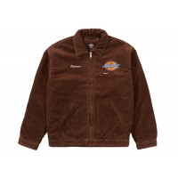 Supreme Dickies Corduroy Work Jacket Brown