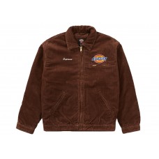 Supreme Dickies Corduroy Work Jacket Brown