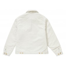 Supreme Dickies Corduroy Work Jacket White