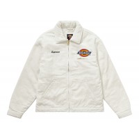 Supreme Dickies Corduroy Work Jacket White