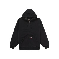 Supreme Dickies Quilted Lined Zip Up Hooded Sweatshirt (FW25) Black