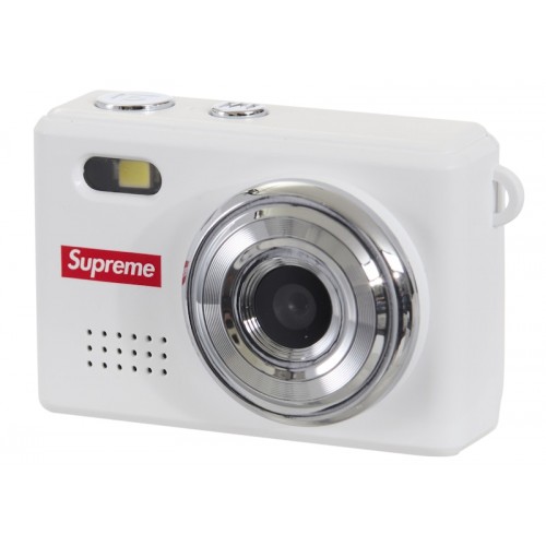 Supreme Digital Camera Keychain White