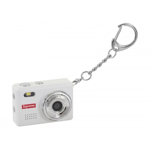 Supreme Digital Camera Keychain White