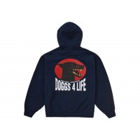 Supreme Doggs Hooded Sweatshirt Navy