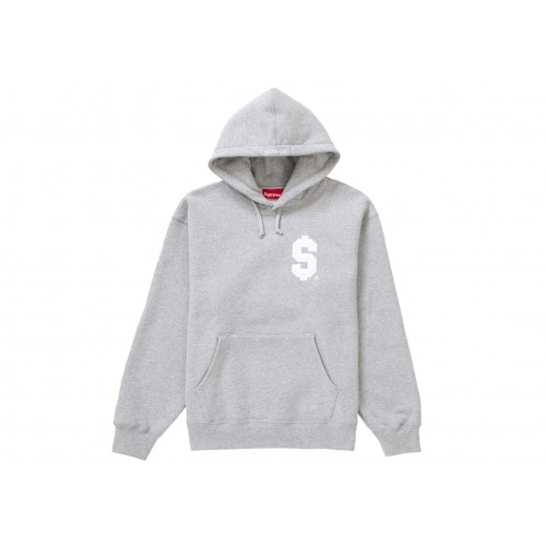 Оригинальный шмот Supreme $ Hooded Sweatshirt Heather Grey