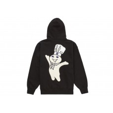 Supreme Doughboy Zip Up Hooded Sweatshirt Black