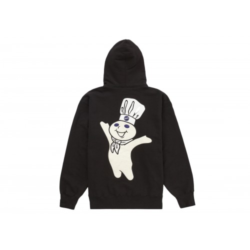 Оригинальный шмот Supreme Doughboy Zip Up Hooded Sweatshirt Black
