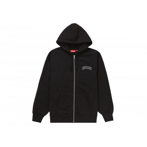 Оригинальный шмот Supreme Doughboy Zip Up Hooded Sweatshirt Black