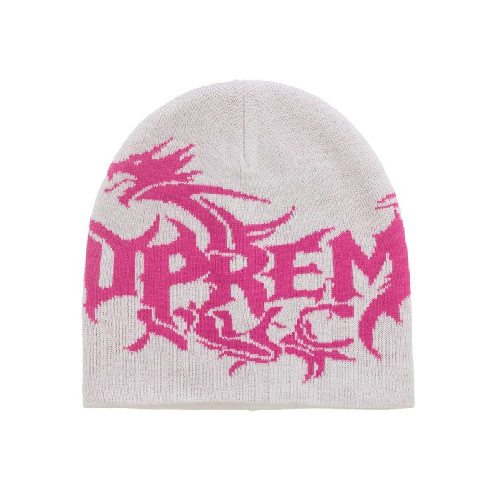 Шапка Supreme Dragon Beanie (FW26) Heather Grey Шапка Supreme Dragon Beanie (FW26) Heather Grey