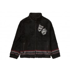 Supreme Drama Mask Fleece Jacket Black