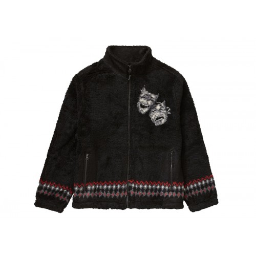 Supreme Drama Mask Fleece Jacket Black