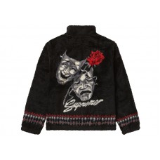 Supreme Drama Mask Fleece Jacket Black
