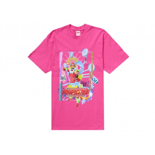 Оригинальный шмот Supreme Electromagnetic Tee Fuchsia