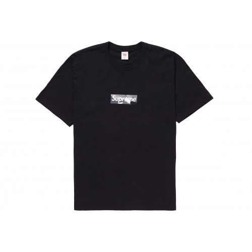 Оригинальный шмот Supreme Emilio Pucci Box Logo Tee Black/Black