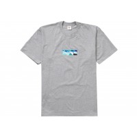 Supreme Emilio Pucci Box Logo Tee Heather Grey/Blue
