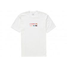 Supreme Emilio Pucci Box Logo Tee White/Dusty Pink