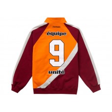 Supreme Equipe Half Zip Sweatshirt Dark Orange