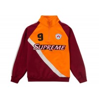 Supreme Equipe Half Zip Sweatshirt Dark Orange