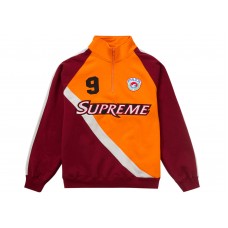 Supreme Equipe Half Zip Sweatshirt Dark Orange