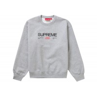 Supreme Established Crewneck Heather Grey