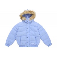 Supreme Facemask 700-Fill Down Puffer Jacket Light Blue